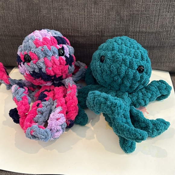 Hand Crafted Other - (1) Crochet Octopus - handmade by me